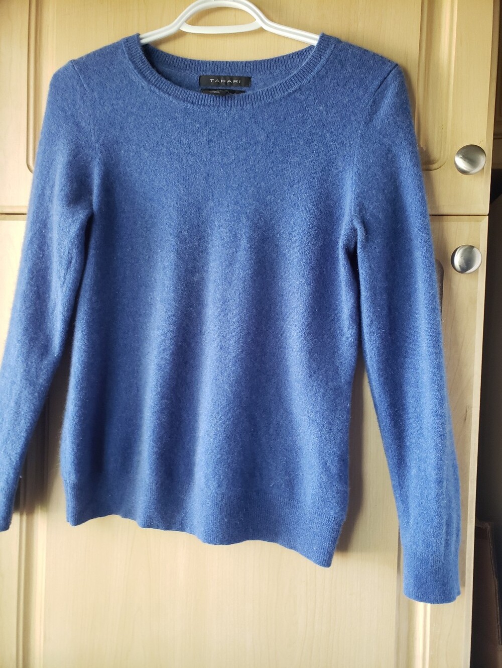 Tahari Pure Cashmere Crewneck Sweater